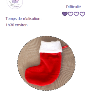 Fiche chaussette de Noël